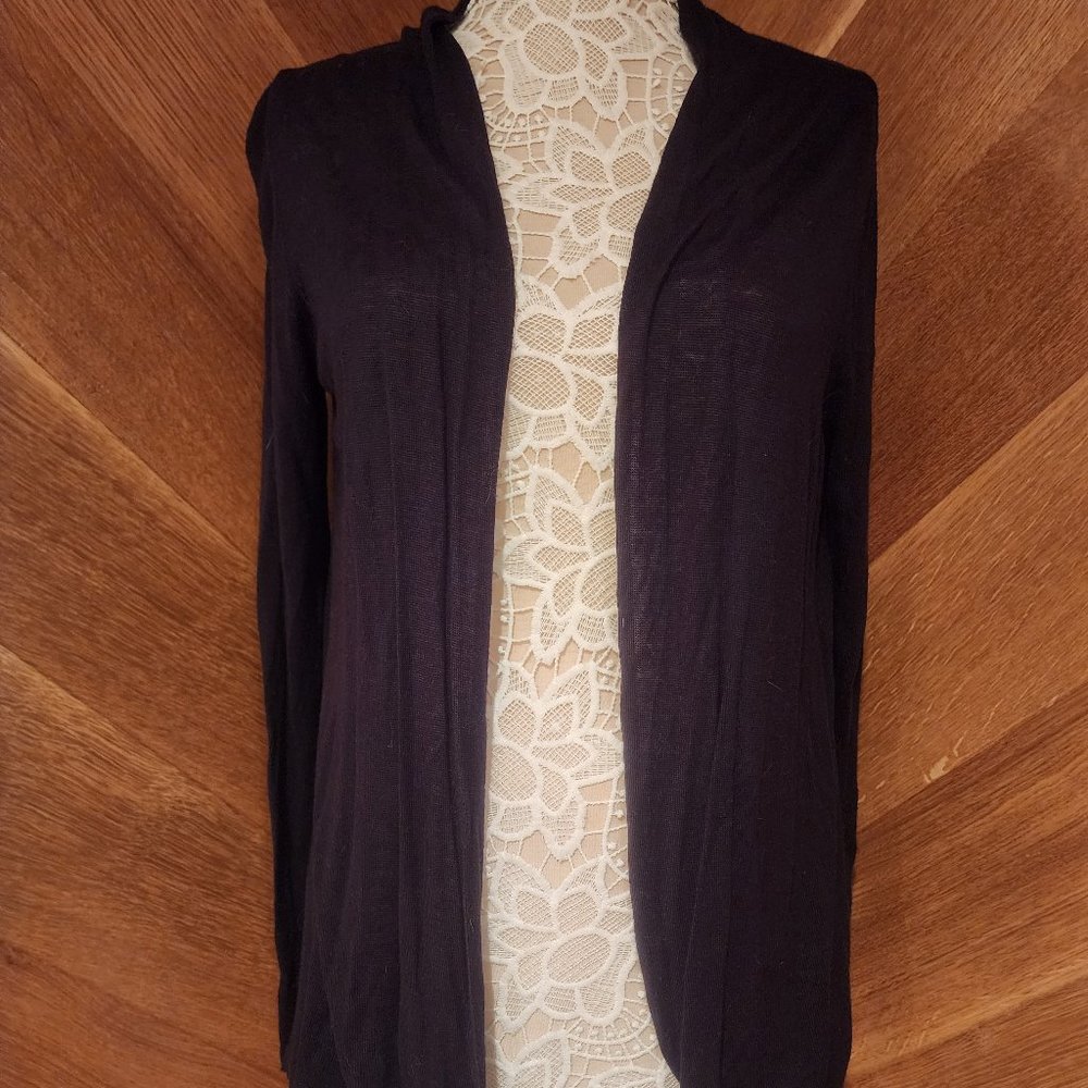 Maurices Plus Black Open Cardigan - Sz 0/L-XL